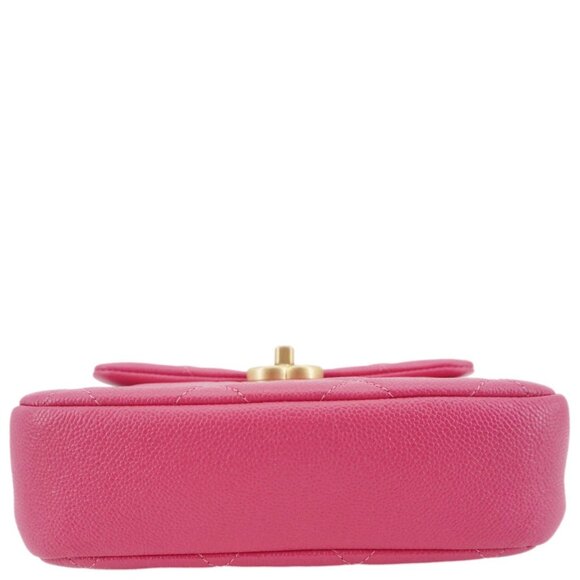 Chanel  Multi Chain Quilted Caviar Leather Backpack Pink main image 4